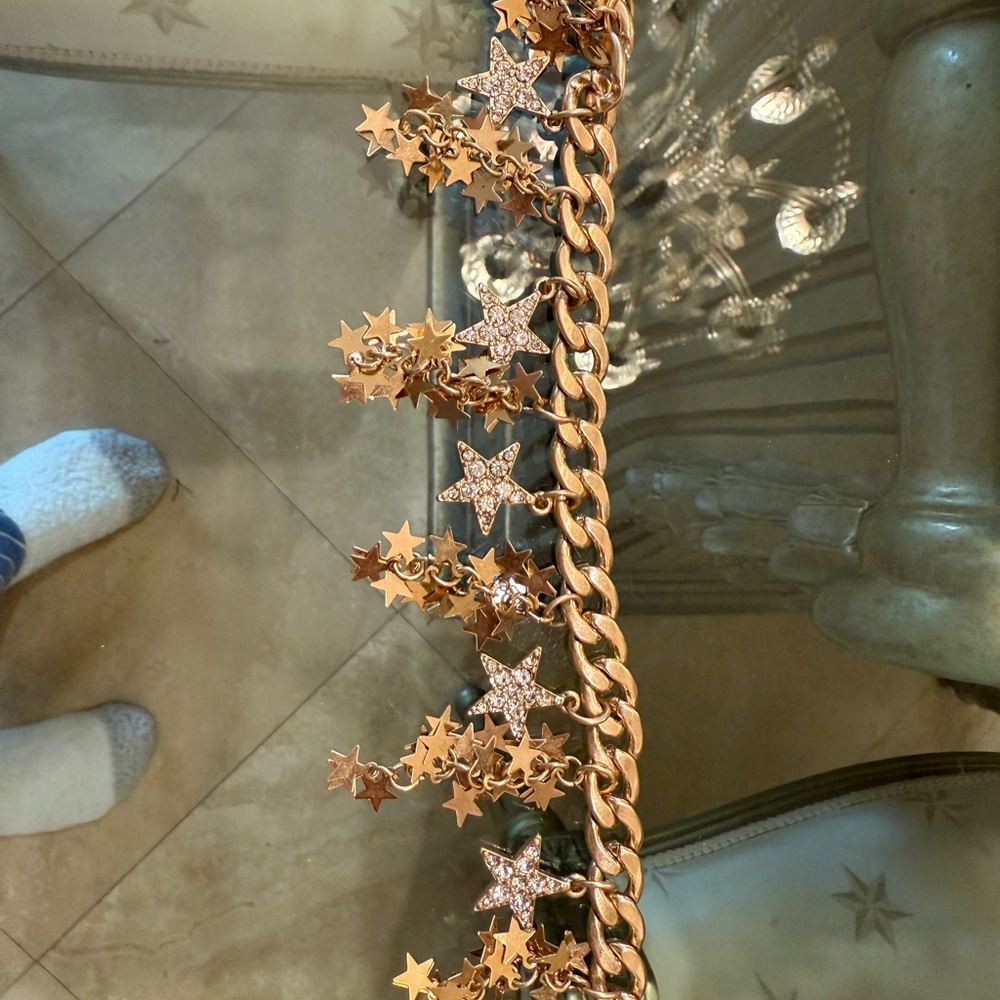 Gold Star Charm Belt